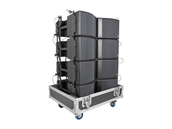 Flightcase for 4 units Amate Audio N208