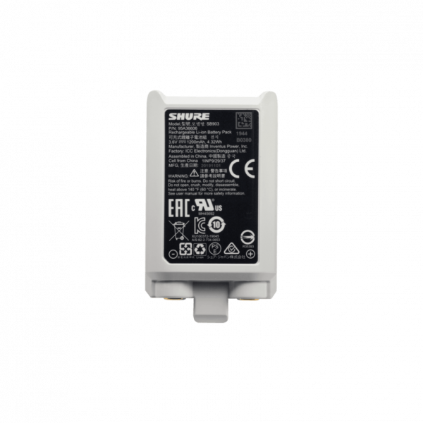 Shure SB903 Lithium-ion battery for SLXD