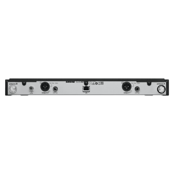 Shure SLXD4D Dual Receiver K59 (606 – 650 MHz) - Afbeelding 2